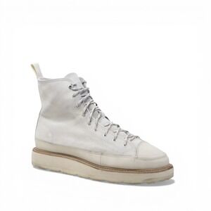 Converse Mens Boots White Leather Chuck Taylor All Star Crafted 9.5